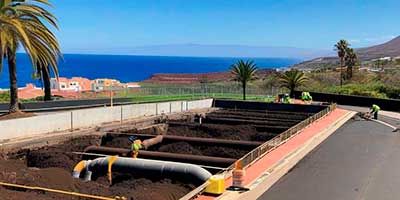 Reparación red de saneamiento Tenerife